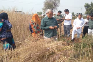 Subhash Garg Visits Agricultural Land