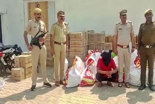 smuggler arrested with illegal liquor in Palwal