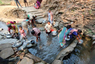 no drinking water in Bargi village of Khunti