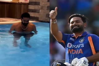 team india cricketer rishabh pant health update walking video