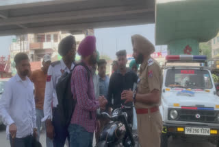 Traffic Police in Action Mode