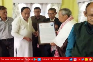 Retired ACS officer felicitated at Lakhimpur