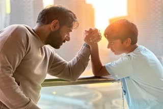 Ajay Devgn with son Yug