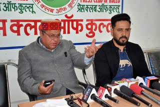 Press conference of Fruit Wine Maker Association in Kullu