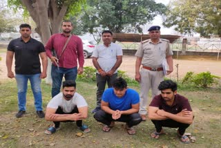 ransom from businessman in Faridabad