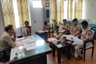 police officers meeting in rohtak