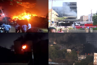 Fire accidents at 3 places in Secunderabad itself