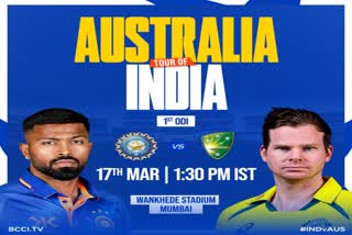 Etv BharatIND vs AUS 1st ODI: