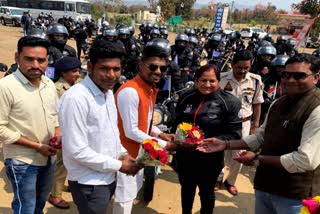 crpf women commando bike rally