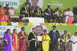 Tamil Nadu Governor Ravi participated in the college graduation ceremony in Chennai