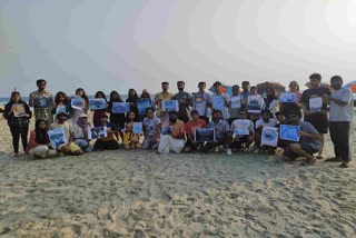 کیرلا کے ساحل پرجامعہ ملیہ اسلامیہ کے طلبا کی صفائی مہم