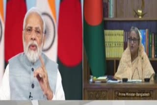 PM Narendra Modi and PM Sheikh Hasina