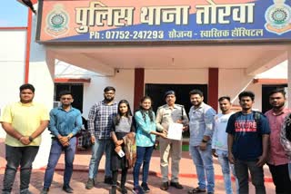 Bilaspur MBA students complain