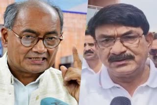 digvijay singh warn to minister mahendra singh