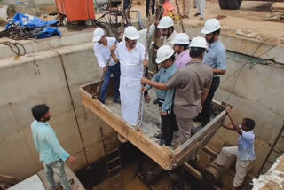 அமைச்சர் நேரு ஆய்வு