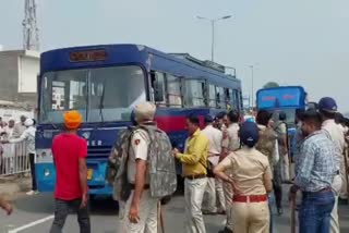 Sikh protesters demand Amritpal release; high alert on Punjab-Haryana border