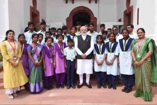 AP Students met Modi