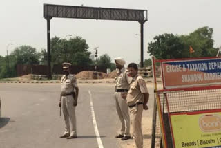 Haryana Punjab Border :Strictness of the police on the Haryana-Punjab border Immediately arresting the suspicious