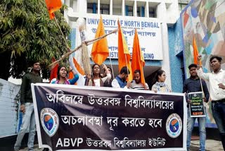 ABVP Student Agitation