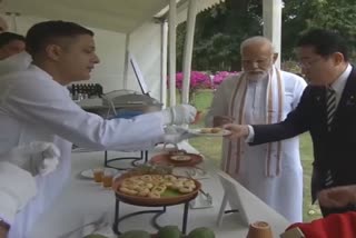 Slug  PM Modi, Japanese counterpart Kishida visit Buddha Jayanti Park in Delhi