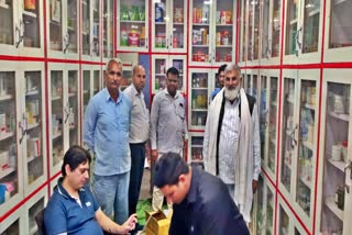 CID Nuh team raid medical store in Nuh