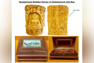 sandalwood buddha artwork