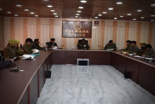 پلوامہ میں سیکورٹی صورتحال سے متعلق جائزہ میٹنگ منعقد