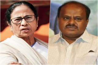 Mamata Banerjee meeting with H D Kumaraswamy will be done at her Kalighat House
