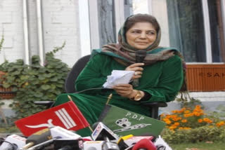 PDP president Mehbooba Mufti