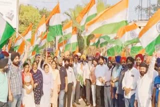 Indore Sikh Samaj Tiranga Yatra