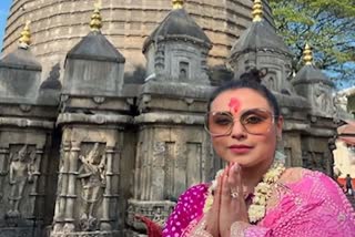 Rani Mukherji reached Kamakhya Temple