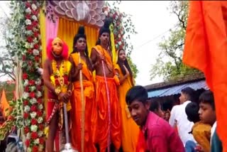 Mangla procession taken out in Ramgarh