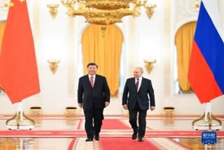 Chinese President Xi Jinping and Russian President Vladimir Putin