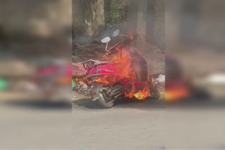 Electric vehicle fire