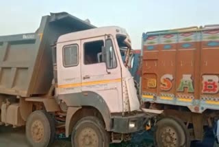 Lorry dumper collision