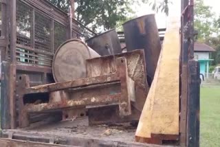 Illegal Saw Mill Seized in Moran