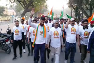 Marathon on Martyrs Day: BJP leaders paid tribute to Bhagat Singh, Sukhdev and Rajguru by running a marathon.