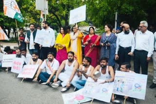 Bhopal Youth Congress protest