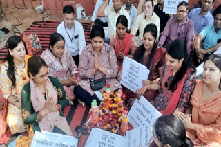 RPEA agitation in Jaipur