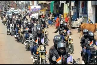 crpf-75-female-commandant-bike-rally-reached-dhamtari-in-chhattisgarh