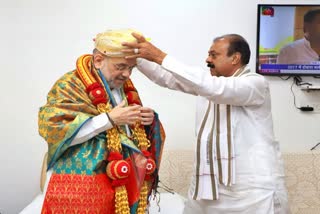 Minister Narayan Gowda met Amit Shah