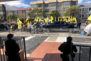 Security beefed up around Indian Consulate in San Francisco after Khalistani supporters stage protest