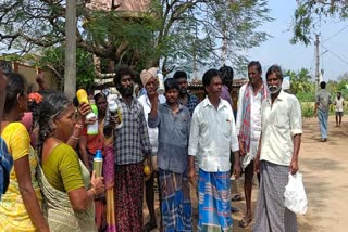 protest with pesticides