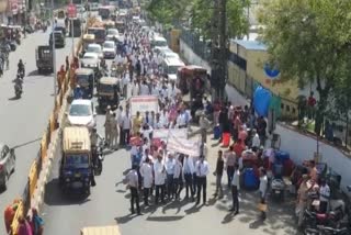 Protest in Udaipur