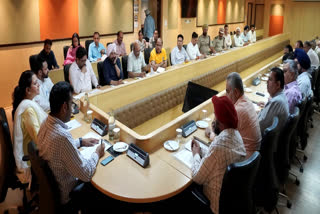 Chandigarh Administration meeting with traders