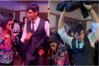 Neeraj Chopra dances on Bijlee Bijlee at India Sports Honours 2023