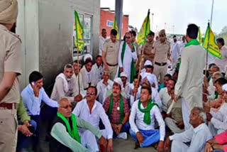 bhagan Toll Plaza Sonipat farmers protest
