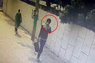 Amritpal was caught on CCTV video