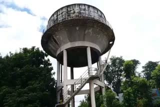 raipur water supply halted from 10 water tanks
