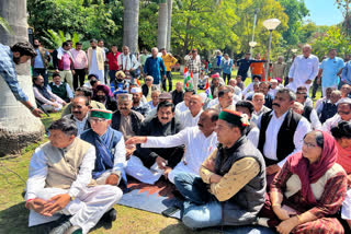 Congress Protest In Una